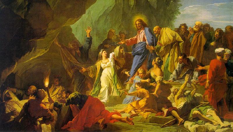 Jean-Baptiste Jouvenet The Resurrection of Lazarus Sweden oil painting art